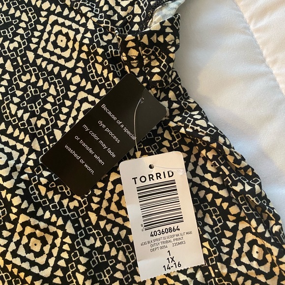 NWT Torrid maxi slit dress size 1x - Picture 9 of 11